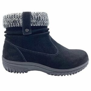 Khombu Women's Laura All Weather Boot in Black Suede, 8M